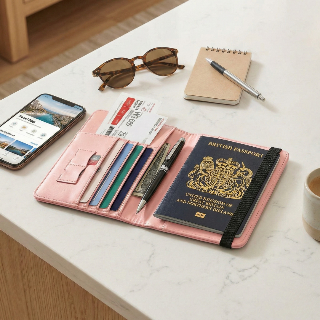 Viapacks SecurePass™ – RFID Passport Shield & Organiser